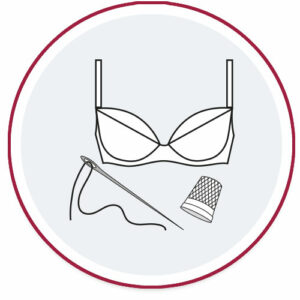 soutien-gorge assemblage avec basque