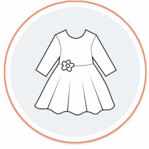 patrons enfants robes avec manches