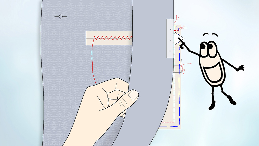 Poche passepoilée tuto