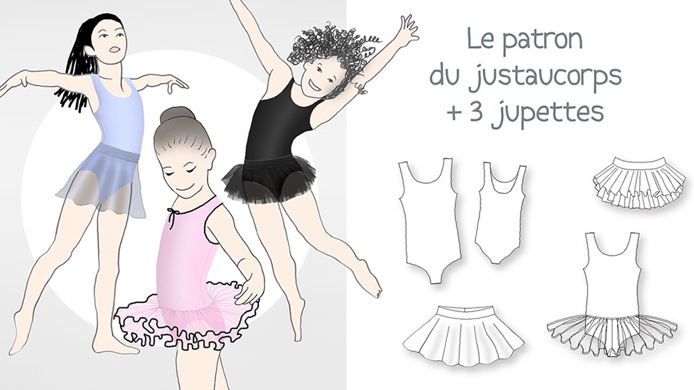 Coudre une jupette sur un justaucorps
