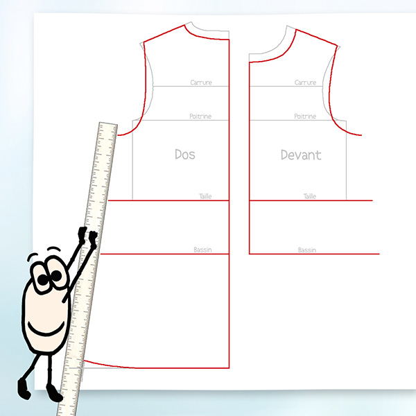 Tracer-un-patron-de-robe-fillette Coudre une robe fillette