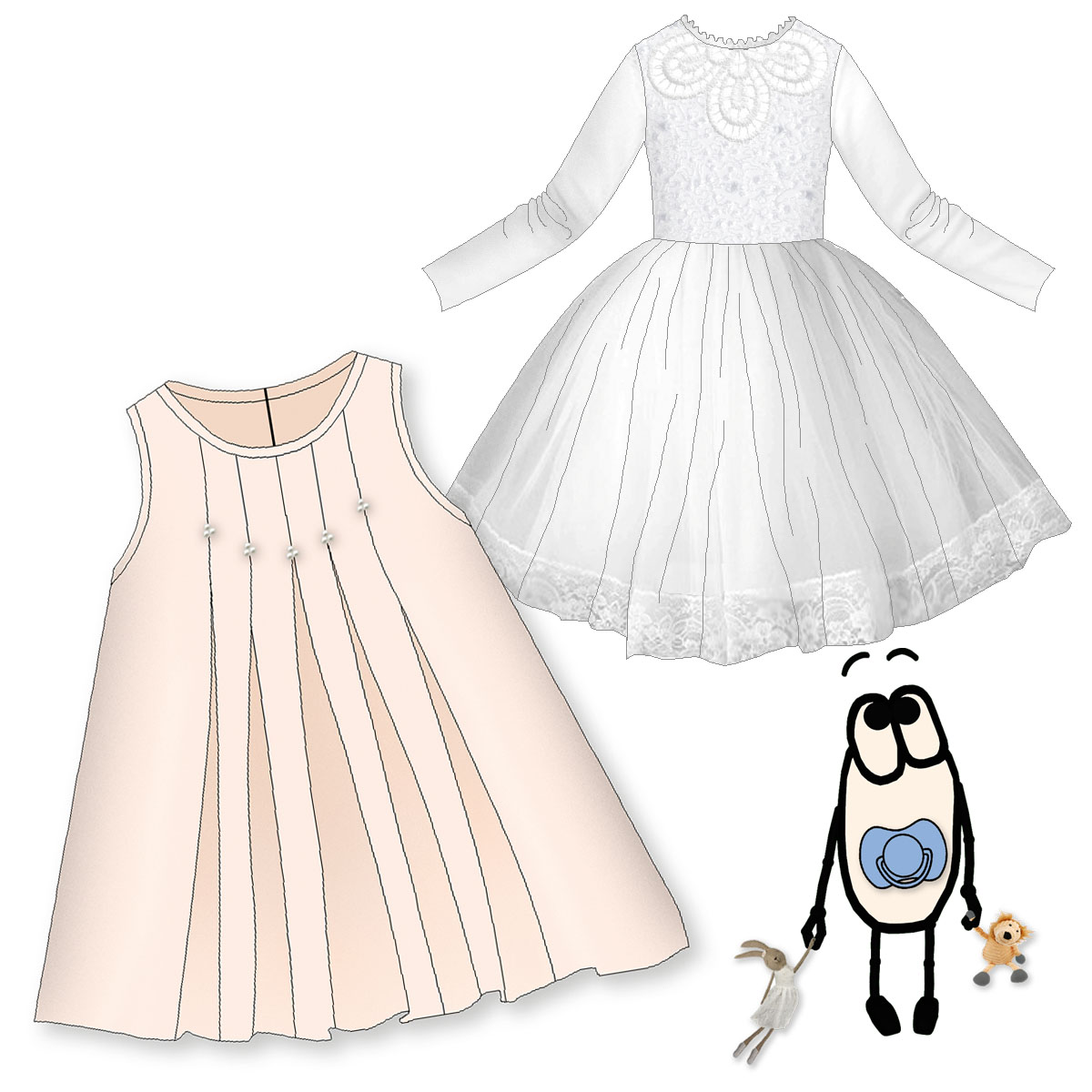 DVD Patronage Enfant – Deux jolies robes fillette et Zouzou – Mode Pour LoL