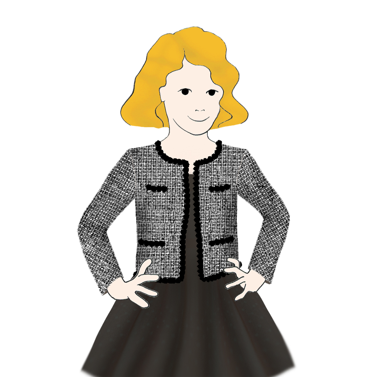 Pack couture Enfant – Veste façon Chanel pour Enfant – Mode Pour lol